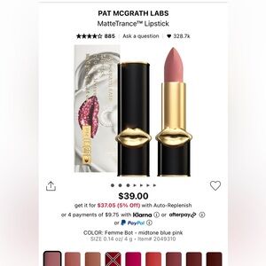 Pat McGrath Labs MatteTrance Lipstick - Femme Bot